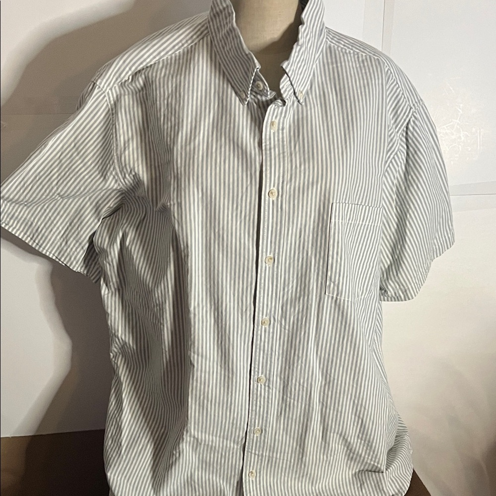 😄Vintage cotton casual button down shirt XXL Merona